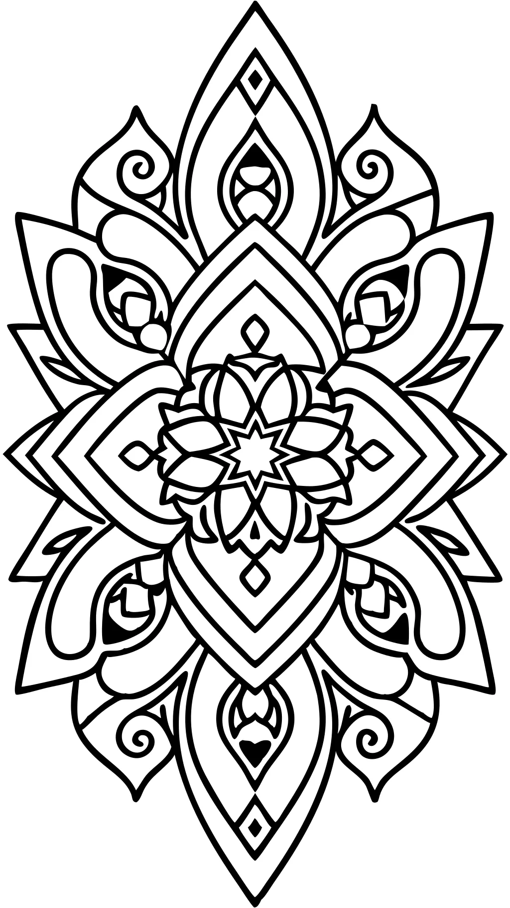 abstract pattern coloring pages